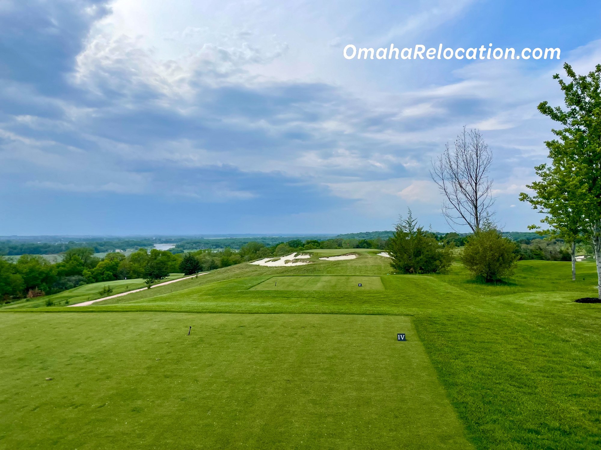 View of the 16th Tee with Elkhorn River in the Distance