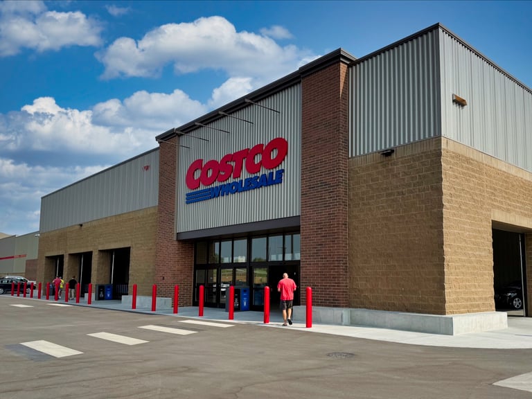 Entrance to New Costco at West Maple Rd in Omaha, Nebraska