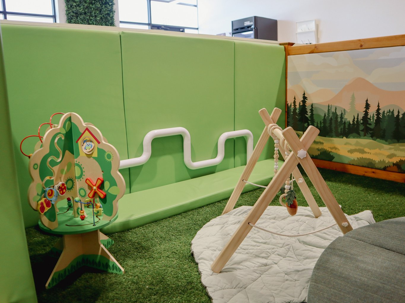 Toddler and Baby Play Area at Playful Pines in Omaha, Nebraska