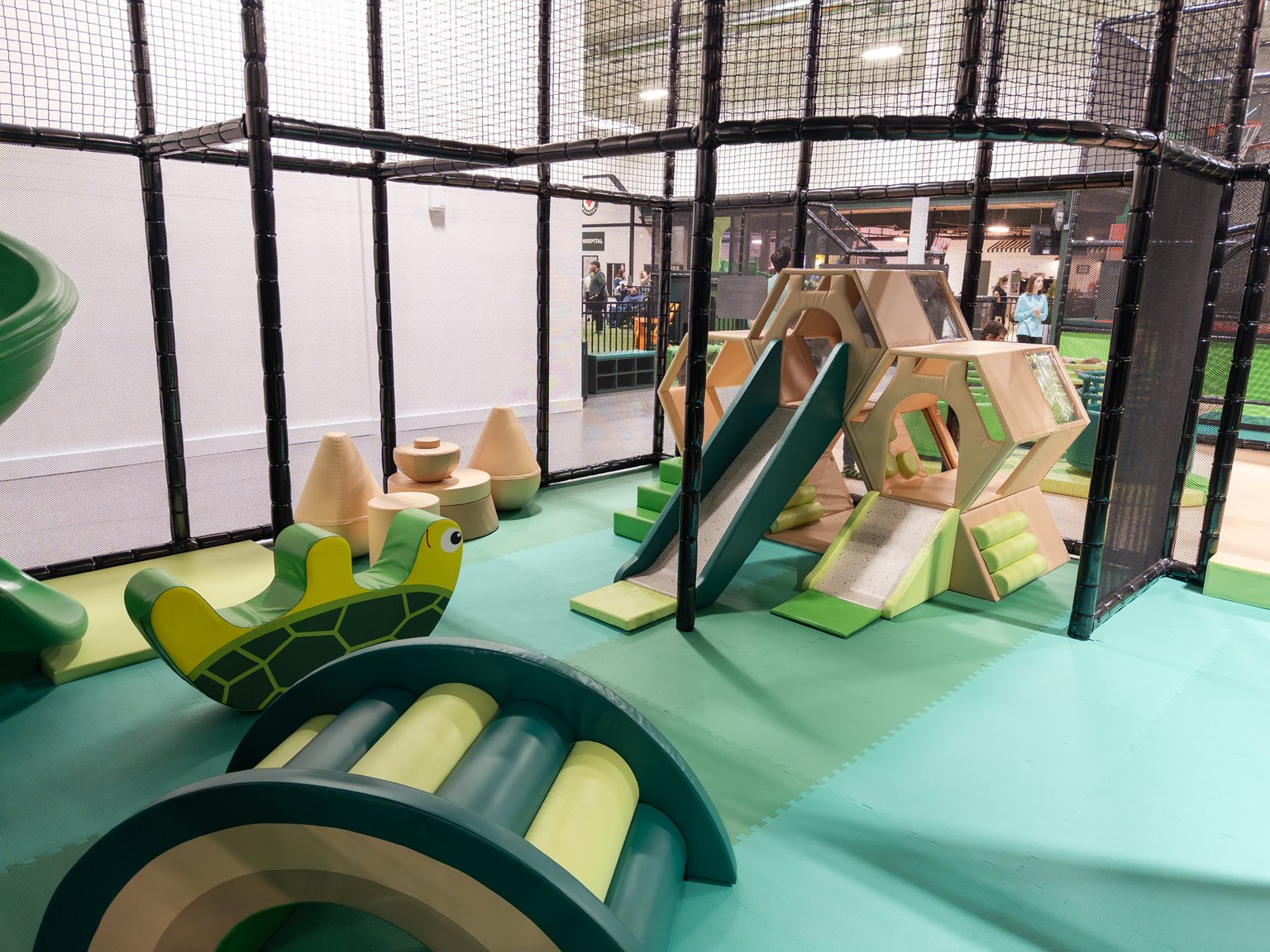 Play area designated for little kids and toddlers.