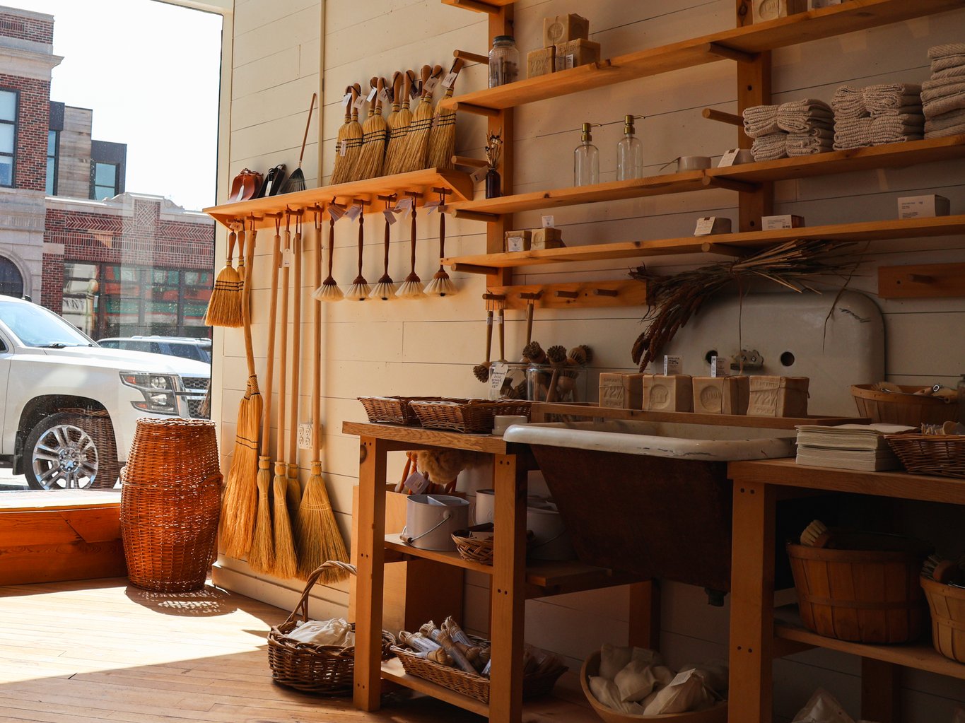 Interior photo of Salt Creek Mercantile store in Ashland, Nebraska