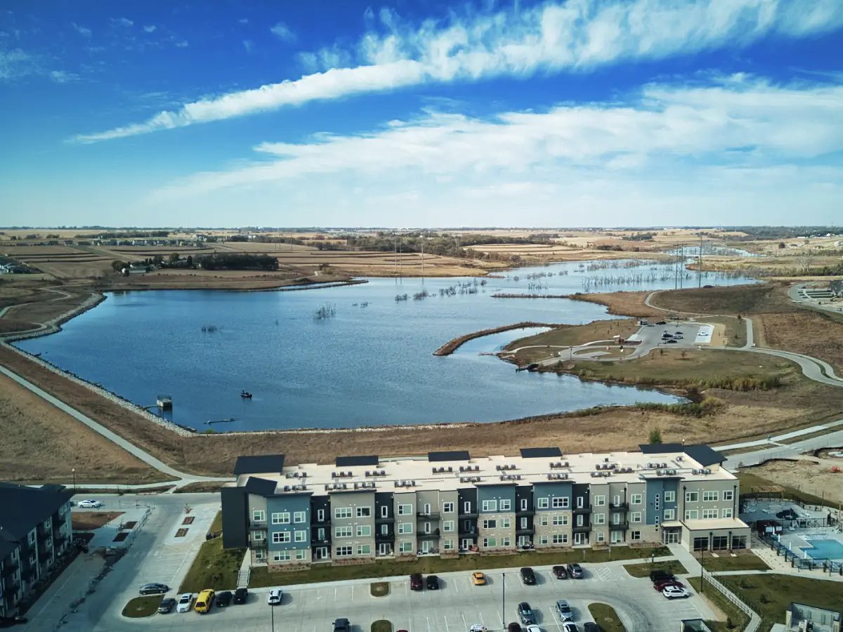 Aerial View of Flanagan Lake