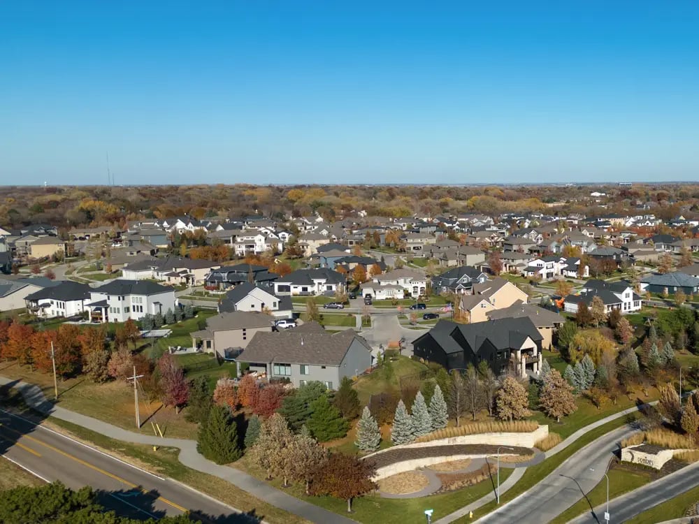 Aerial View of The Prairies in Elkhorn