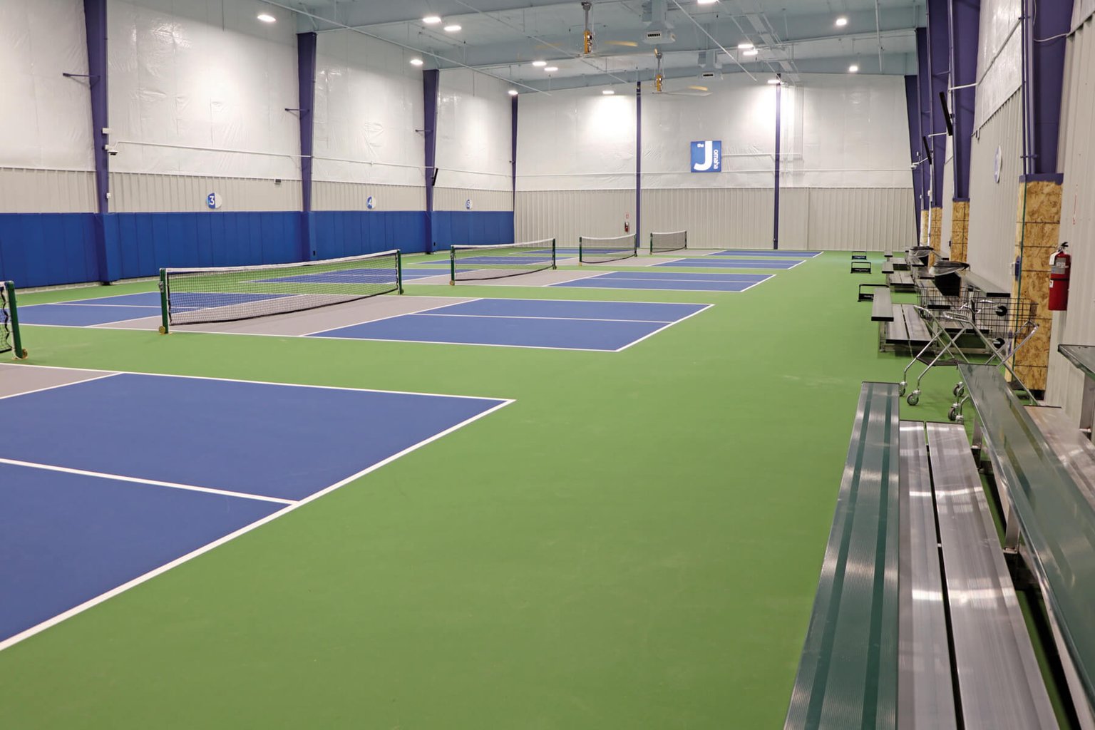 Indoor Pickleball Courts at Jewish Community Center in Omaha