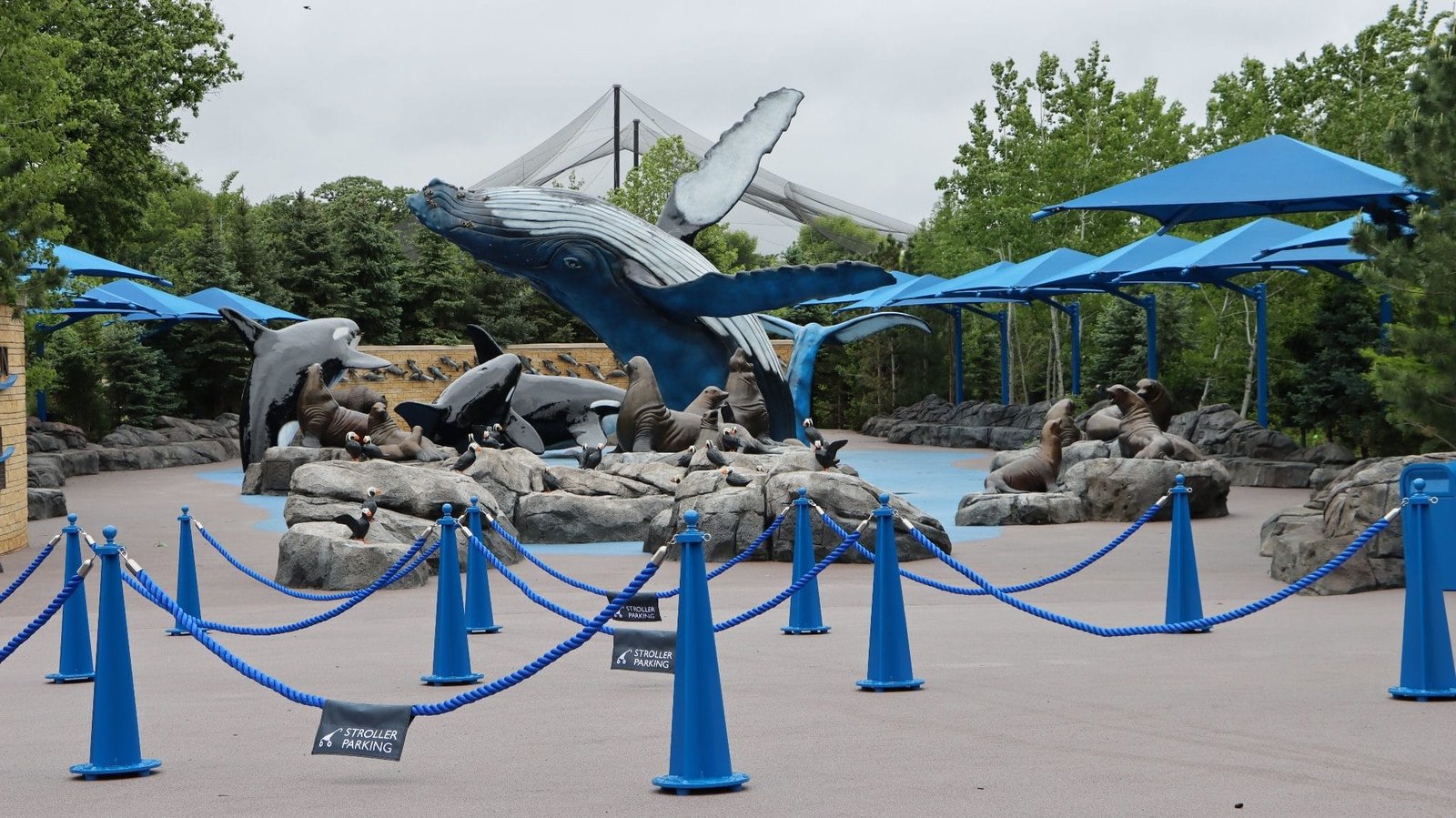 Splash Pad at Alaskan Adventure at Henry Doorly Zoo in Omaha