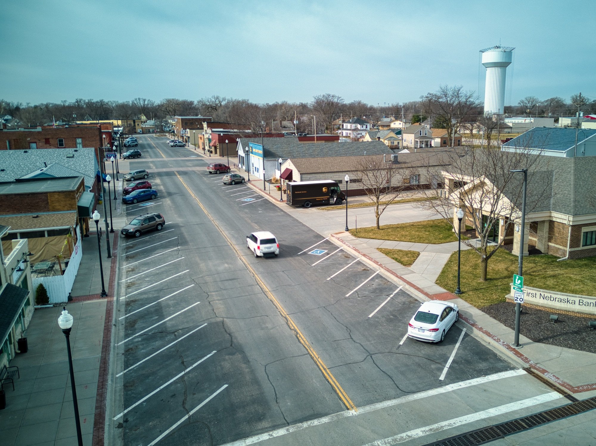 Downtown Valley, Nebraska