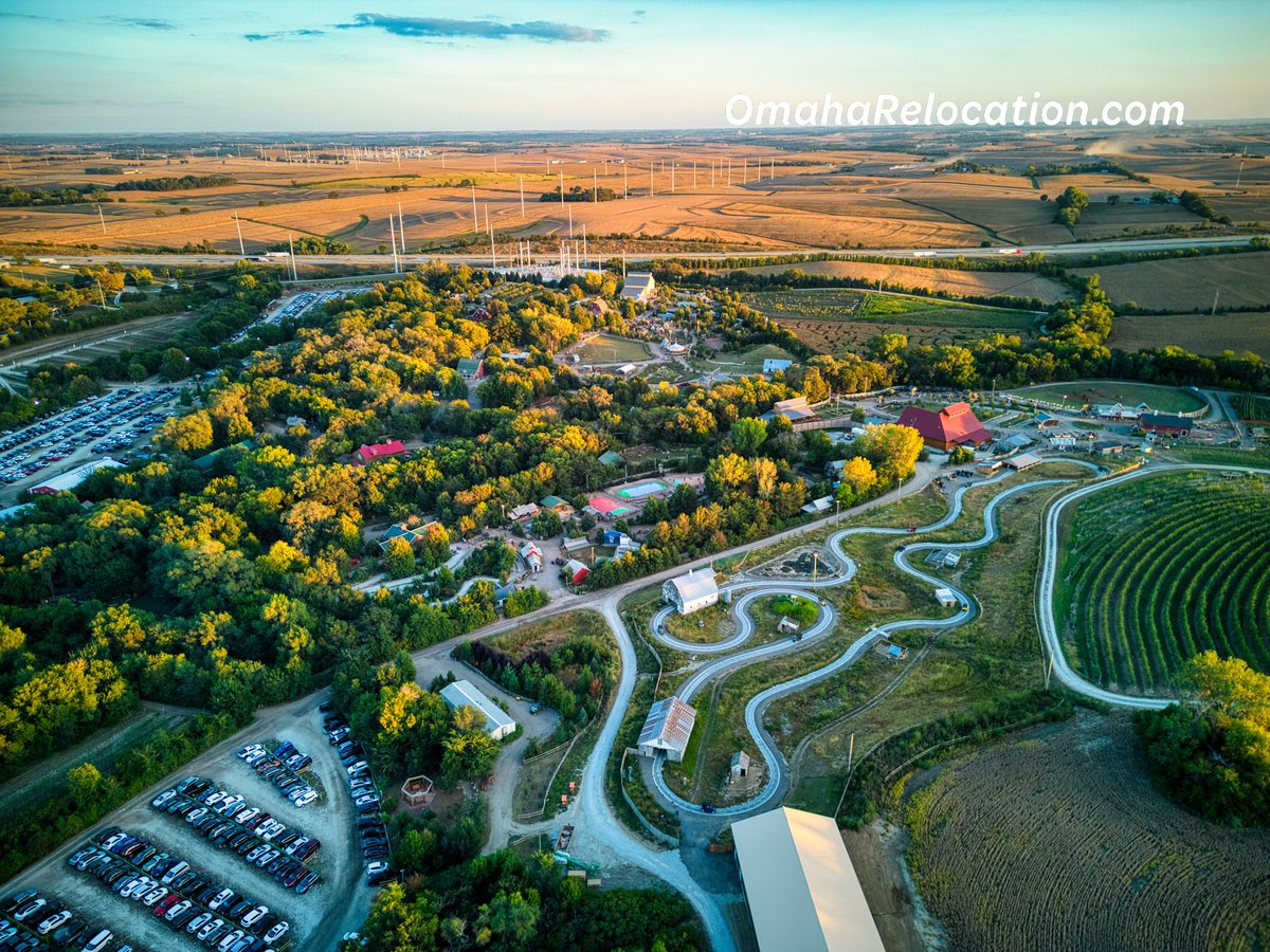 Aerial View of Valas Pumpkin Patch