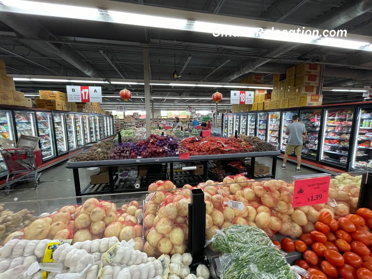 Fresh Produce at Asian Market in Omaha