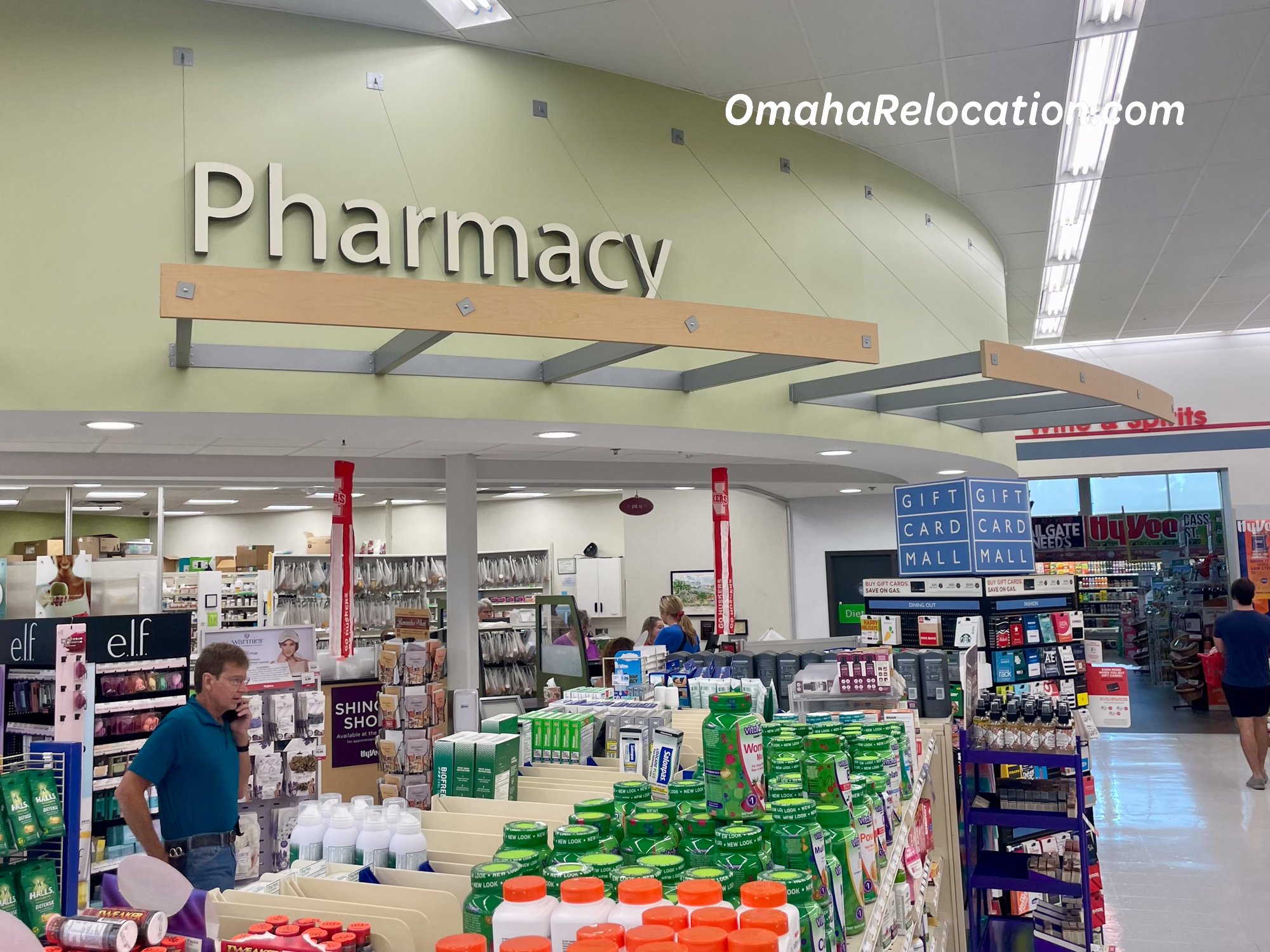 Pharmacy at HyVee in Omaha, Nebraska