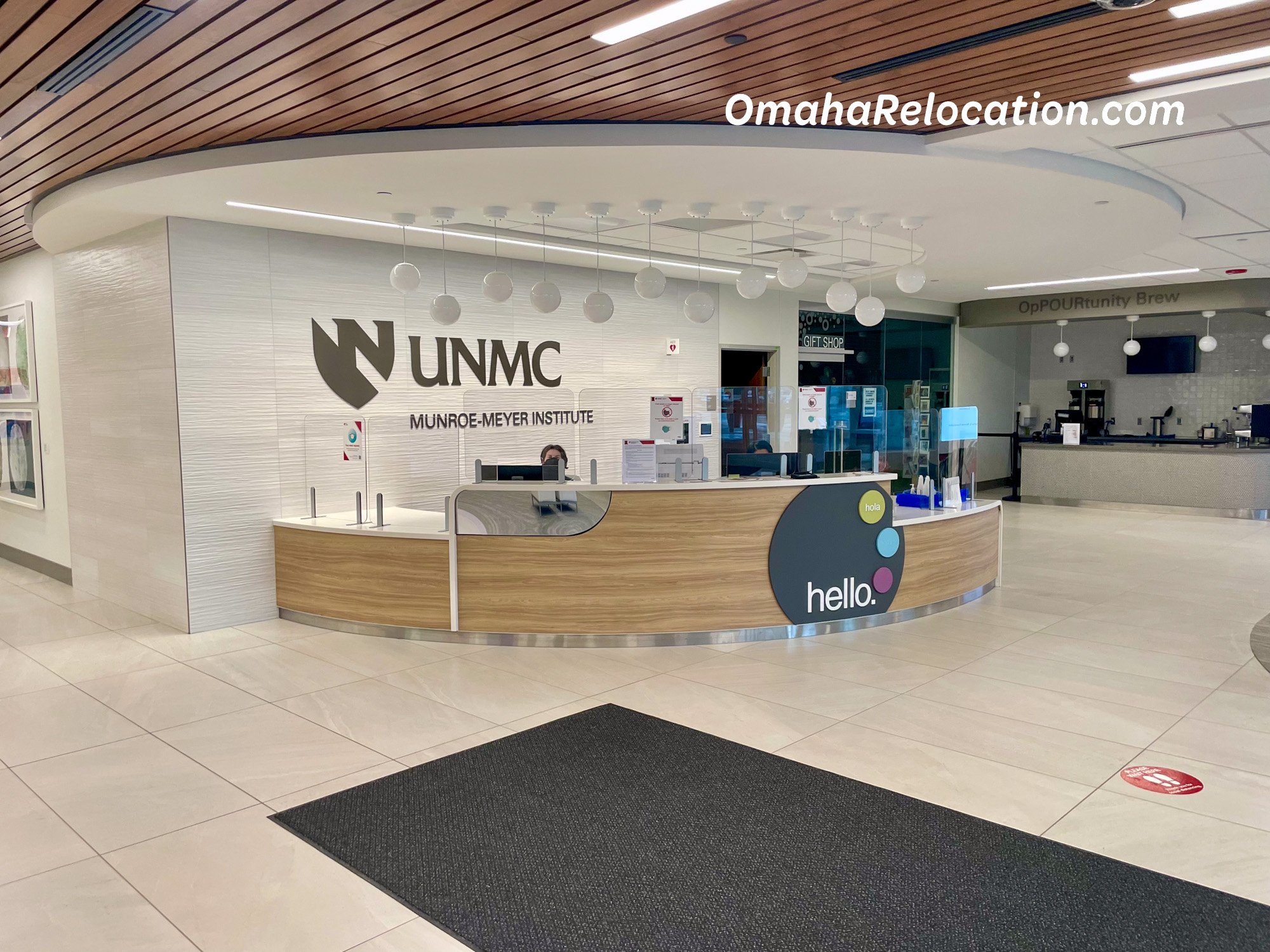 Front Desk at the Munroe-Meyer Institute