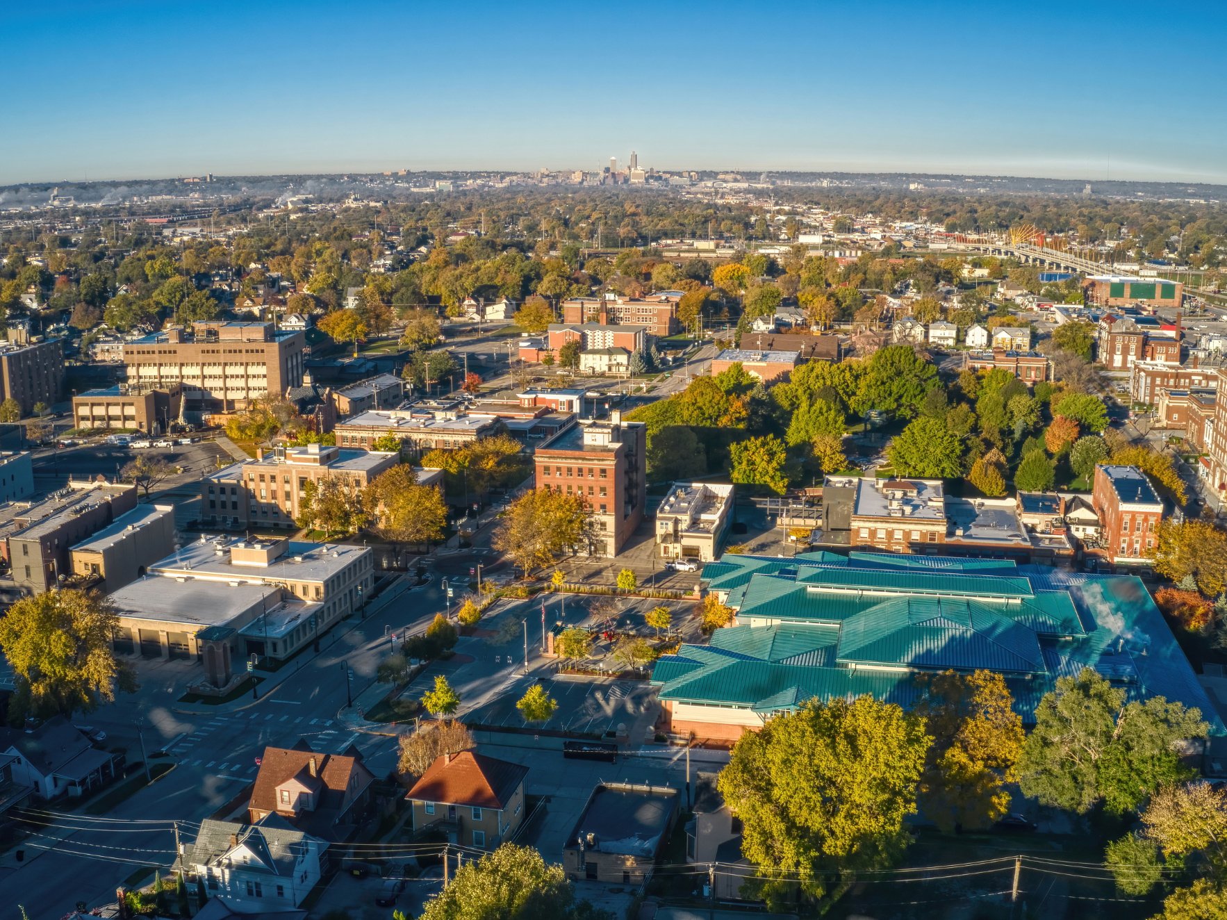 Aerial Image of Council Bluffs, Iowa