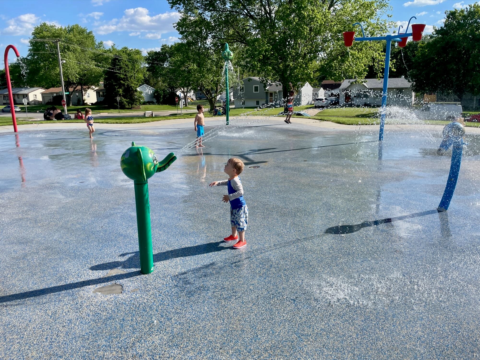 Westwood Heights Park Sprayground in Omaha, Nebraska