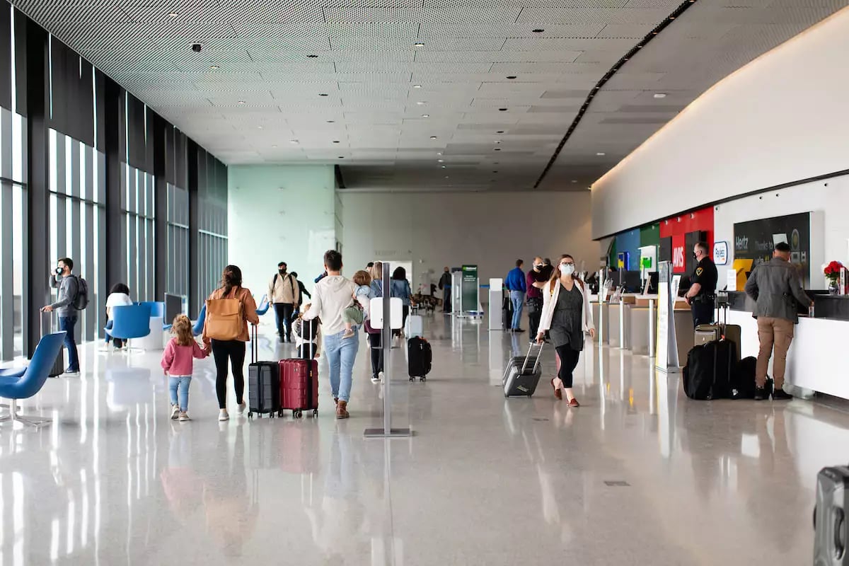 Eppley Airfield Car Rental Counter