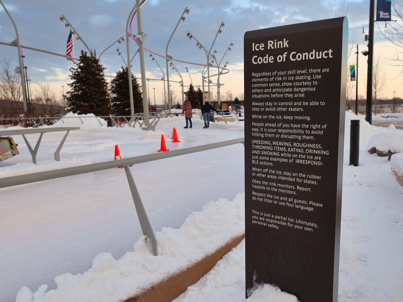 Ice Rink Code of Conduct at Skate Ribbon in Omaha