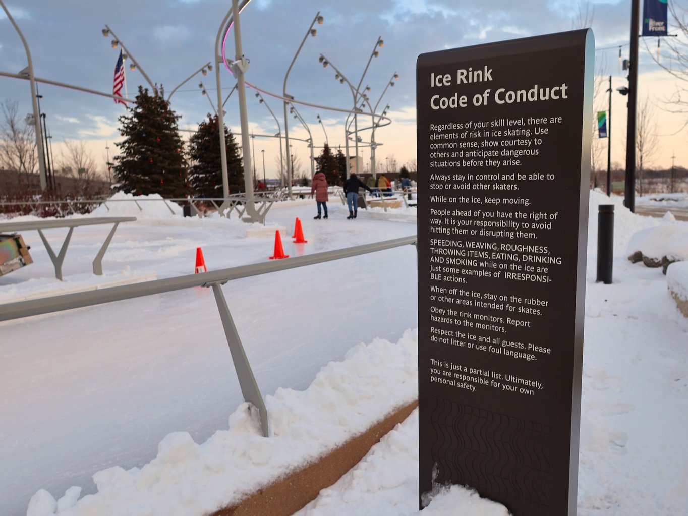 Ice Rink Code of Conduct at Skate Ribbon in Omaha